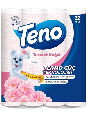 Teno Pudra Kokulu Tuvalet Kağıdı 32 Adet
