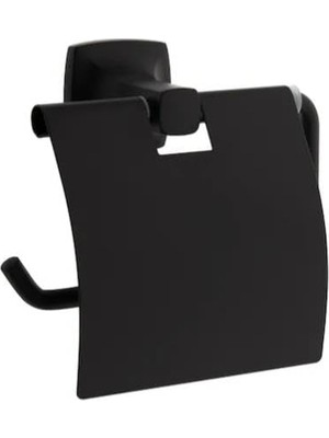 Vitra Base 400 A4412336 Tuvalet Kağıtlığı, Mat Siyah