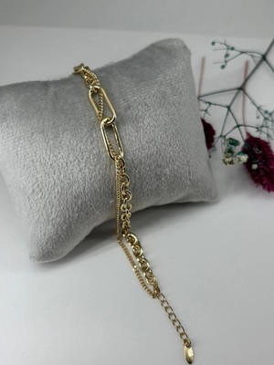 Trend Kapında Pirinç Bileklikler 17+3 cm  - KBL0315