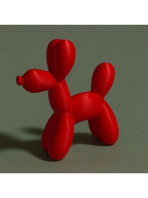 Ersu Store 25CM Balon Köpek Biblo Obje Dekoratif Heykel, Modern Ev & Ofis Aksesuarı Hediyelik