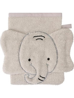 Porland Sty Elephant Gri Havlu Sabunluk
