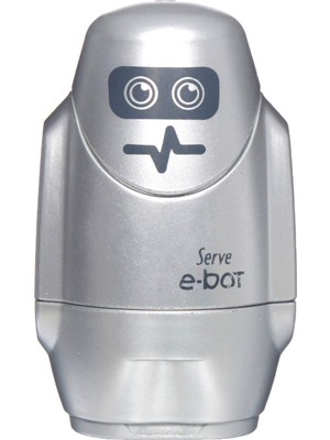 Serve E-Bot Silgili Kalemtiras Metalik Gri Tekli