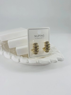 Trend Kapında Zirkon Taşlı Pirinç Zirkon Küpe - KP00360