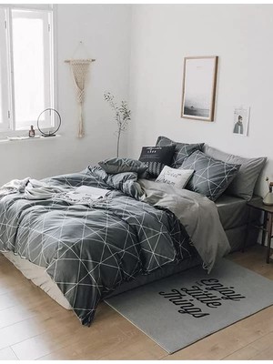 Mulberry Pandora Nevresim Takımı Tek Kişilik Gri 160 * 220