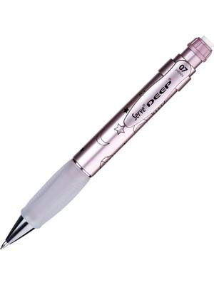 Serve Deep Mekanik Kursun Klm 07MM Metalık Roze Ay-Yıldız Deseni
