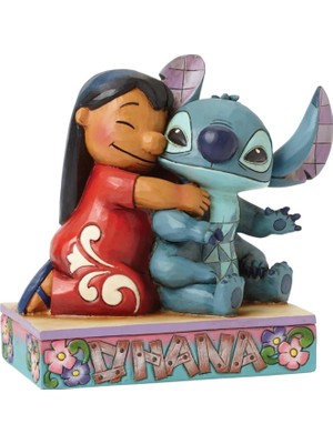 Enesco Disney Geleneği Ohana Aile Demektir (Lilo ve Stitch Figürü)