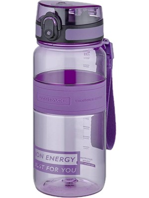 Uzspace Su Matarası 650 ml Yenilenen Renkler Mor