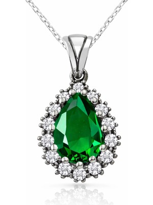 Tienda Elegante Gümüş Hürrem Sultan Bayan Kolye