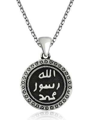 Tienda Elegante Gümüş Mühr-ü Şerif Kolye