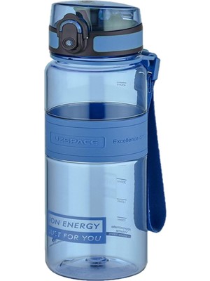 Uzspace Su Matarası 1000ML 1 Litre Büyük Boy Yenilenen Renkler Lacivert