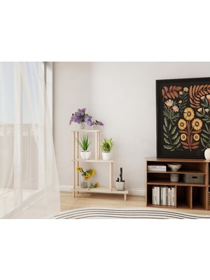 MasifMarket Yaren Çiçeklik Asklık-Saksılık Standı Kotonvizon