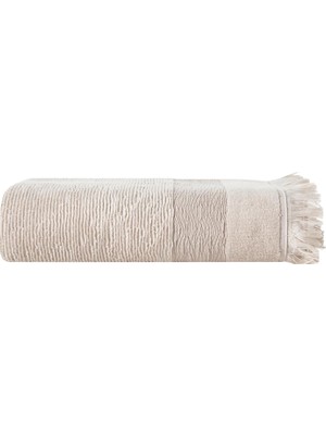 Mudo Home Borla Bej Banyo Havlu 90X150