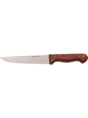 My Best Store Bursa Kurban ve Kasap Bıçağı No:3, Ince, 18.5cm, Ahşap Sap