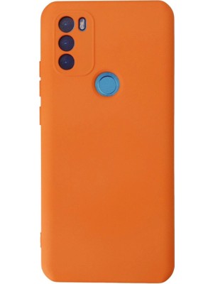 Royaleks General Mobile Gm 21 Plus Kılıf Nano Içi Kadife Silikon - Turuncu