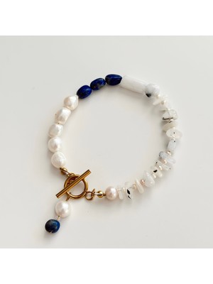 Vesce Atelier Lapis Inci & Aytaşı Doğaltaş Bileklik