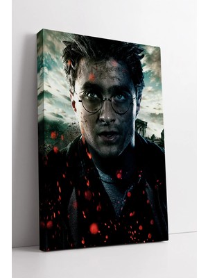 Mushen Studio Harry Potter ve Ölüm Yadigarları Savaş Atmosferi Temalı  Fantastik Duvar Sanatı Kanvas Tablo Duvar D
