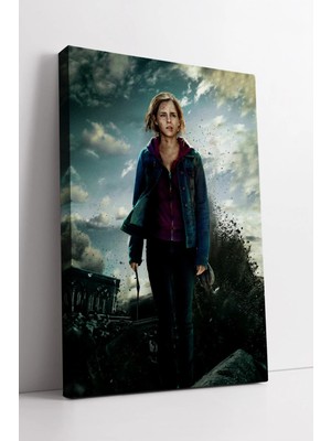 Mushen Studio Harry Potter Ölüm Yadigarları Savaş Sahnesi Dramatik Büyü Dünyası Temalı Modern Kanvas Dekoru Kanvas