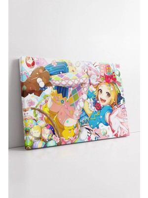 Mushen Studio Rin Kagamine Renkli Anime Bahar Teması Neşeli Karakter Genç Odası Dekoratif Kanvas Tablo Duvar Dekor