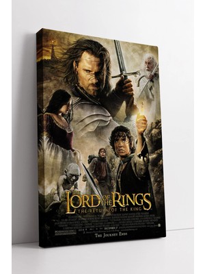 Mushen Studio The Lord Of The Rings Return Of The King Epik Fantastik Film Afişi  Dekor Kanvas Tablo Duvar Dekoru