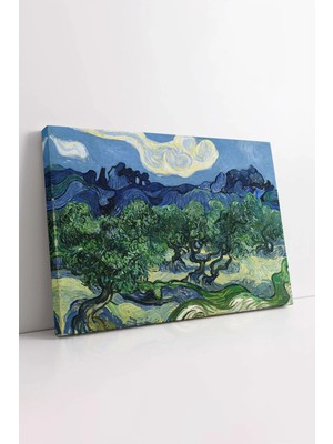 Mushen Studio Van Gogh Zeytin Ağaçları , Ünlü Ressam Sanat Eseri Tablo, Yeşil Manzara Kanvas, Hd Baskı Kanvas Tabl