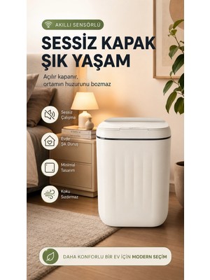 Aesco Çöp Kovası Otomatik Kapak
