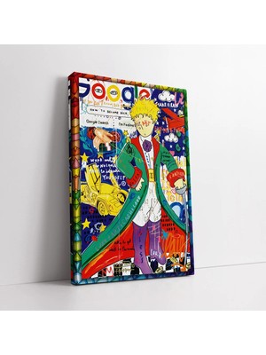 Mushen Studio Pop Art Google Graffiti Kanvas Tablo Duvar Dekoru Salon Ofis Yatak Odası