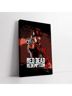 Mushen Studio Red Dead Redemption 2 Kanvas Tablo Duvar Dekoru Salon Ofis Yatak Odası