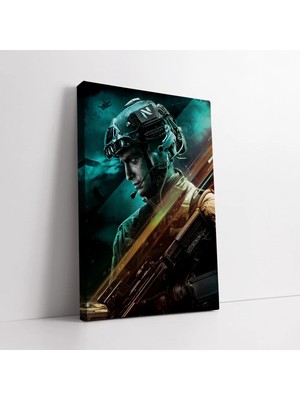 Mushen Studio Battlefield Oyun Kanvas Tablo Duvar Dekoru Salon Ofis Yatak Odası
