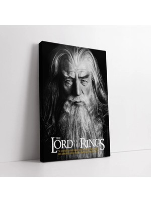 Mushen Studio Yüzüklerin Efendisi Gandalf Never Late Kanvas Tablo Duvar Dekoru Salon Ofis Yatak Odası