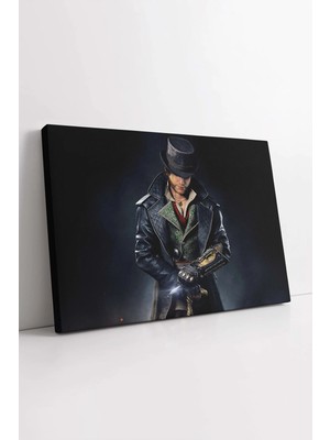 Mushen Studio Assassins Creed Syndicate Aksiyon Oyun Afişi Dekoratif Yatay , Gamer Odası Duvar Dekoru Kanvas Tablo