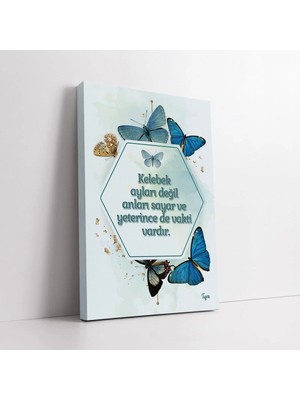 Mushen Studio Rabindranath Tagore Anlamlı Sözler Kanvas Tablo Duvar Dekoru Salon Ofis Yatak Odası