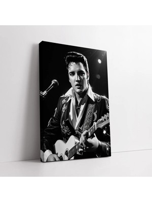 Mushen Studio Elvis Presley Kanvas Tablo Duvar Dekoru Salon Ofis Yatak Odası