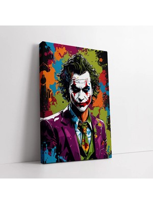 Mushen Studio Joker Kanvas Tablo Duvar Dekoru Salon Ofis Yatak Odası