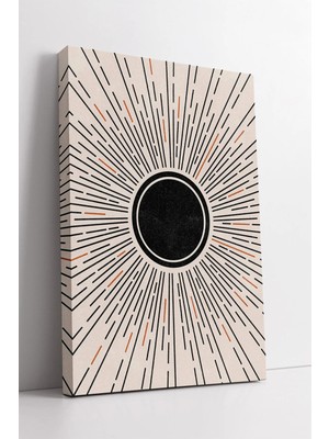Mushen Studio Soyut Güneş Işını  Modern Minimalist Sanat Ev Ofis Dekoratif Duvar Kanvas Tablo Duvar Dekoru Salon O