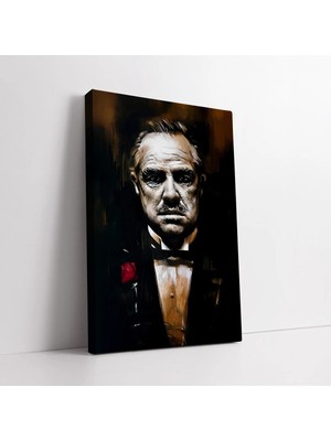 Mushen Studio The Godfather Don Corleone Kanvas Tablo Duvar Dekoru Salon Ofis Yatak Odası