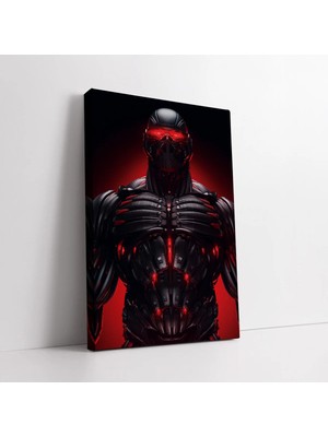 Mushen Studio Crysis Nanosuit Süper Kahraman Kanvas Tablo Duvar Dekoru Salon Ofis Yatak Odası