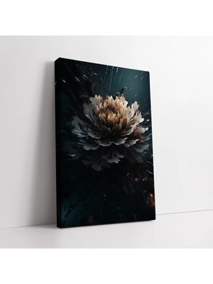 Mushen Studio Modern Soyut Çiçek Kanvas Tablo Duvar Dekoru Salon Ofis Yatak Odası