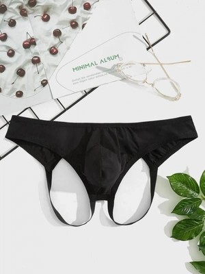 Hace Bazaar Erkek  Fantazi Siyah Jockstrap Iç Giyim