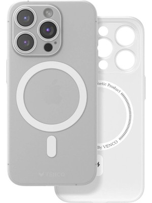 Magicool Venco  Iphone 16 Pro Max Sense Magsafe Kapak - Şeffaf