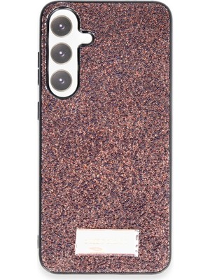 Magicool Onegif Samsung Galaxy A55 5g Bright Simli Kapak - Derin Mor