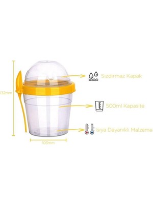 Hereveoyuncak Bebek Mama Saklama Kabıı 500ML