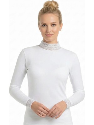 Hace Bazaar Şahinler Dantelli Uzun Kollu Body B622