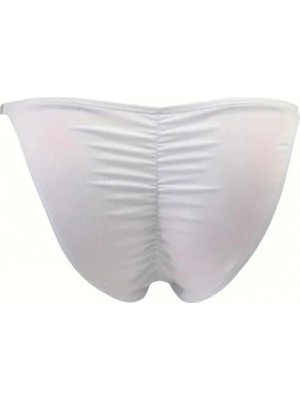 Hace Bazaar Erkek  Beyaz Büzgülü Slip Iç Giyim