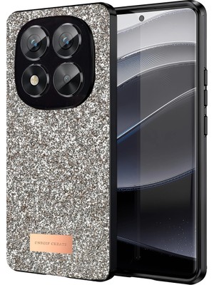 Magicool Onegif Xiaomi Redmi Note 14 Pro 5g Bright Simli Kapak - Gold