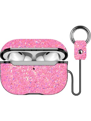 Magicool Onegif  Airpods Pro 2 (2.nesil) Bright Simli Airpods Kapak - Pembe