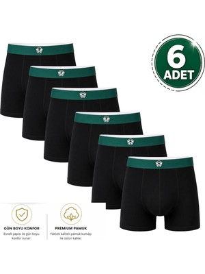 Du&Me Şık Desenli Yumuşak Dokulu Lüks Pamuklu Erkek Boxer