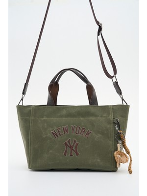 New York Yankees Kadın Kol Çantası Haki-Kahve MLB001