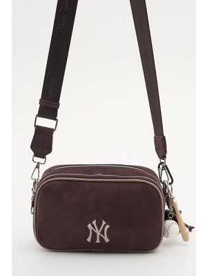 New York Yankees Kadın Çapraz Çanta Kahve-Taş MLB048