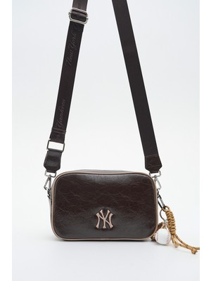 New York Yankees Kadın Çapraz Çanta Kahve-Ten MLB063