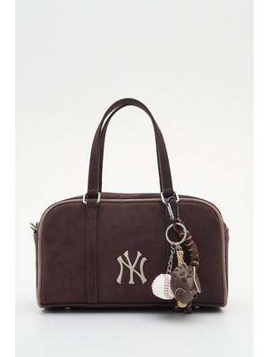 New York Yankees Kadın El Çantası Kahve-Taş MLB056